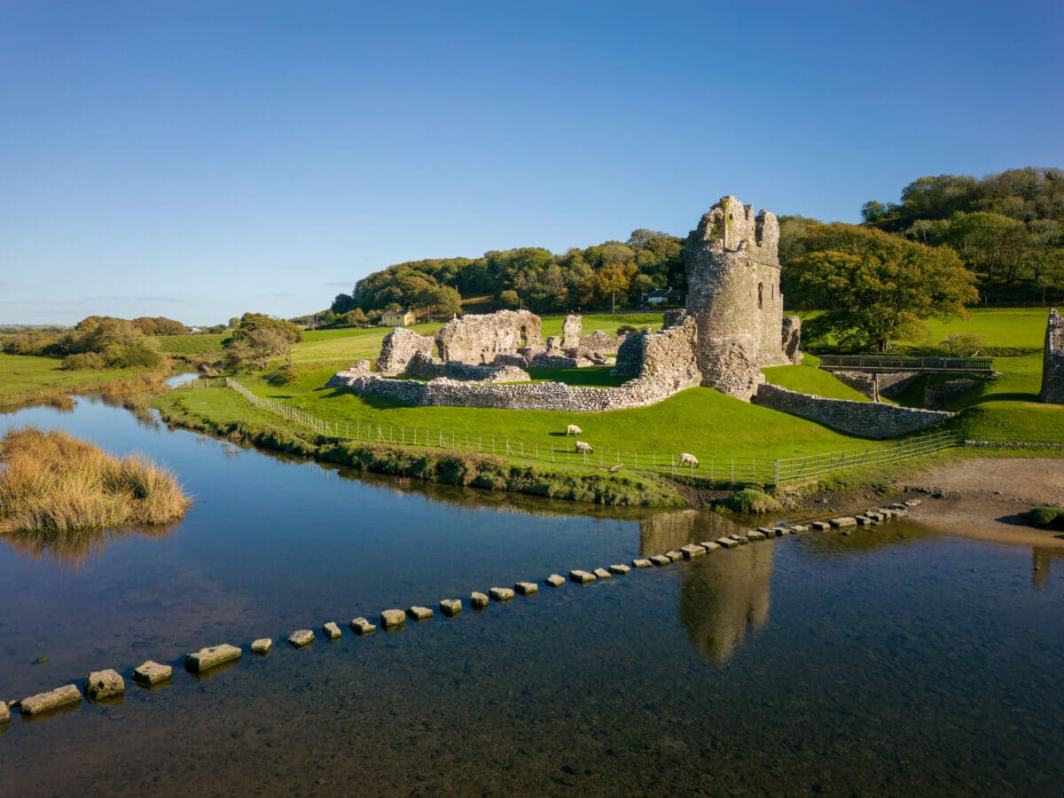 Ogmore Castle, South Wales
